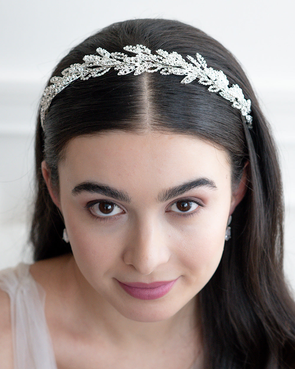 Elegant Taryn Bridal Headband for Wedding - Sparkling Rhinestone Hair Accessory for Bride, Bridesmaids, and Special Occasions