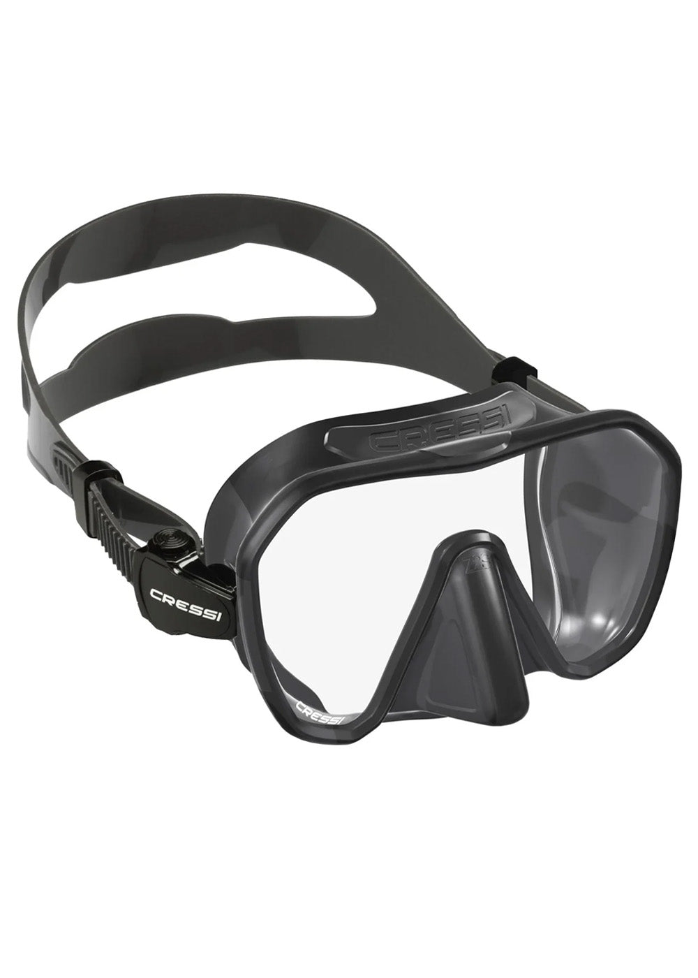 Cressi Z2 Small Scuba Diving Mask - Black for Snorkeling, Freediving & Swimming - Comfortable Fit for Men & Women