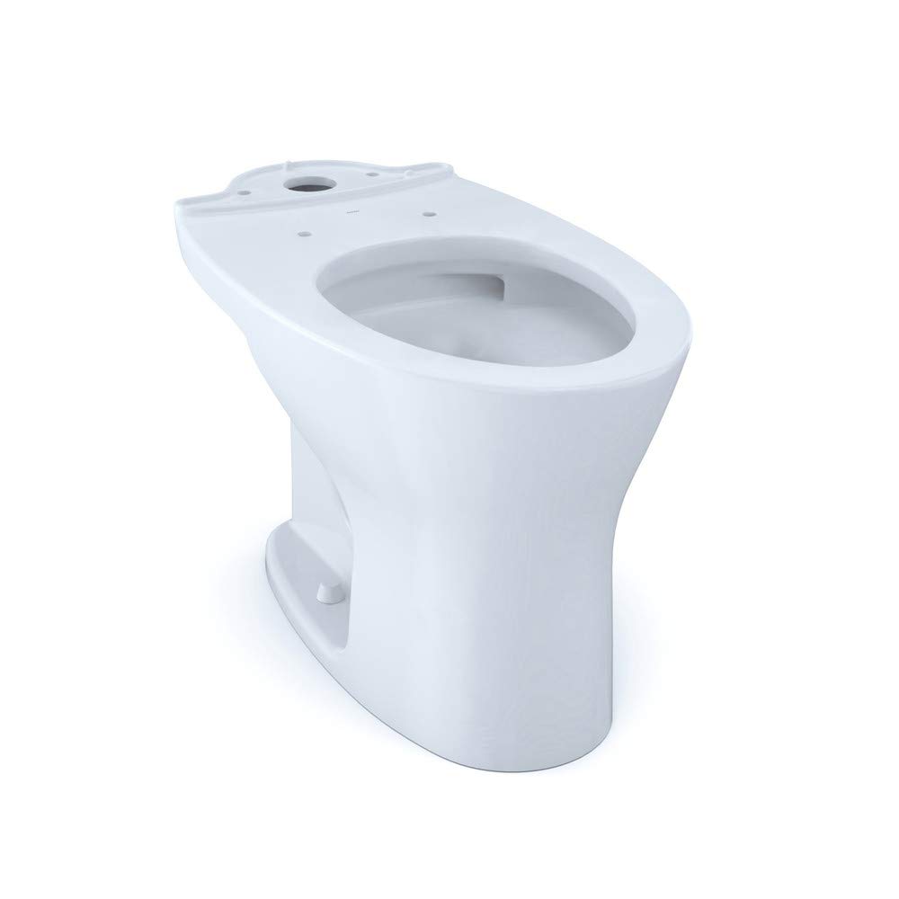 TOTO CT746CUG#01 Drake Two-Piece Toilet with CEFIONTECT Dual Flush, Cotton White - Perfect for Modern Bathrooms & Water-Saving Homes