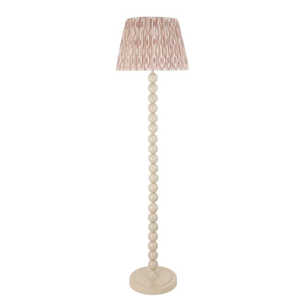 Auralis Ikat Floor Lamp with E27 Socket - Modern Handwoven Design for Living Room, Bedroom & Office Lighting