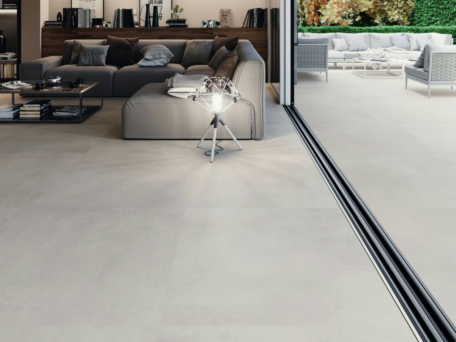 Manhattan West 40x40 Pearl Porcelain Tile - Premium Glossy Ceramic Floor & Wall Tiles for Bathroom, Kitchen & Living Room