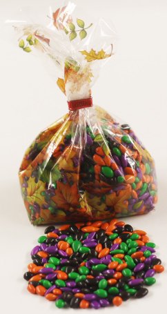 Scott's Cakes Halloween Mix Chocolate Covered Sunflower Seeds - 1 Pound Bag with Fall Leaf Design | Perfect for Trick-or-Treating, Party Favors & Autumn Snacking