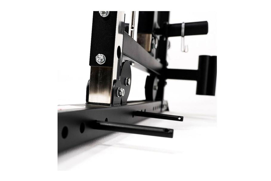 Warrior 801 All-in-One Functional Trainer Cable Crossover Home Gym with Smith Machine - Strength Training Equipment for Full Body Workouts at Home (Summer Sale)
