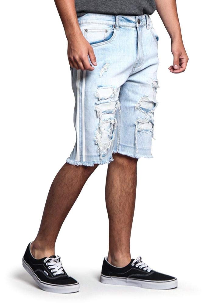 Men's Athletic Shorts with Contrast Side Band - Perfect for Running, Gym & Casual Wear