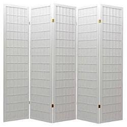 White Room Divider Panel Screen - WH-5 | Privacy Partition for Home, Office & Studio | Modern Folding Room Separator for Living Spaces & Work Areas