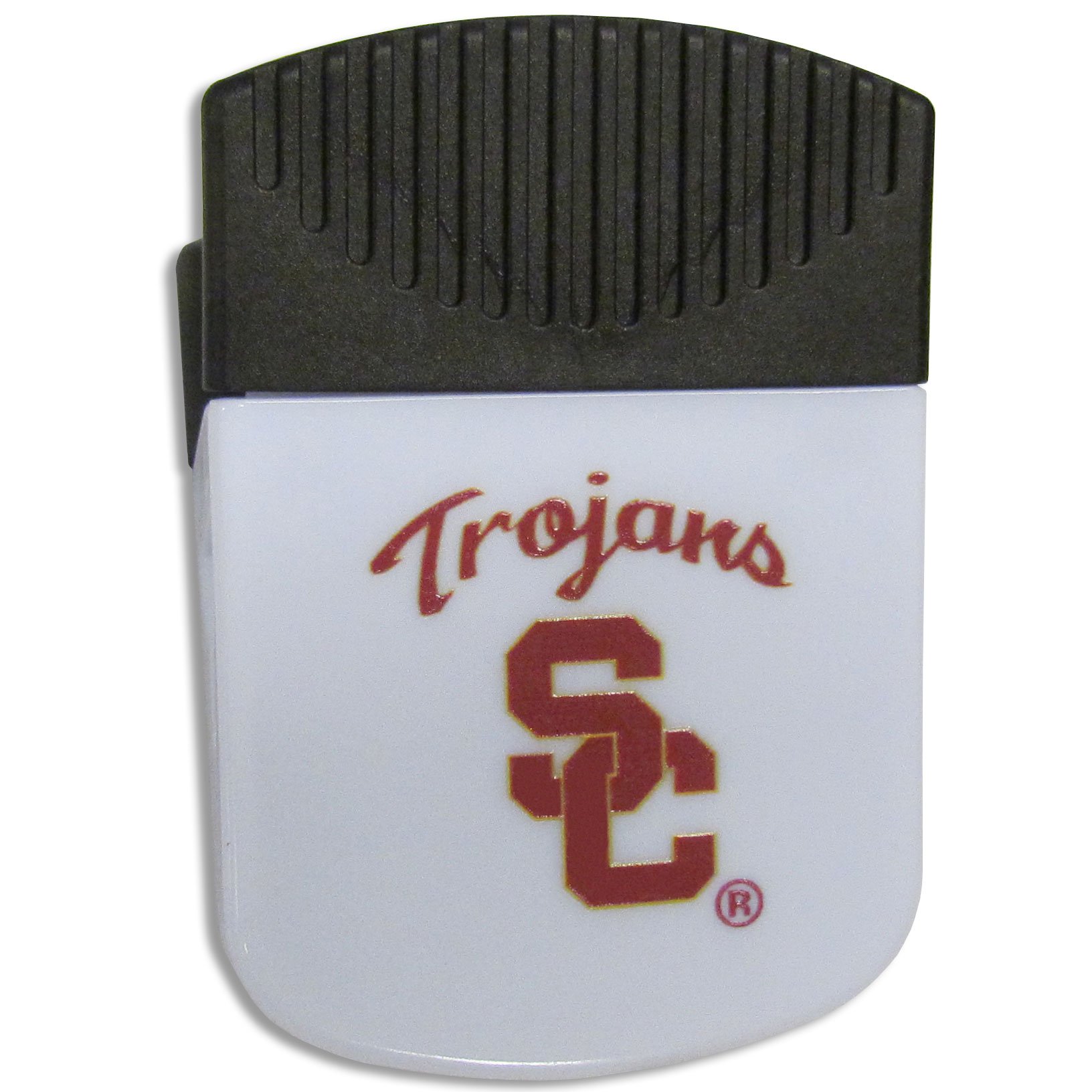 Siskiyou Sports NCAA Chip Clip Magnet - White | Strong Magnetic Refrigerator Clip for Snack Bags, Chips, and Food Storage | Perfect for College Dorms, Kitchens, and Tailgating Parties