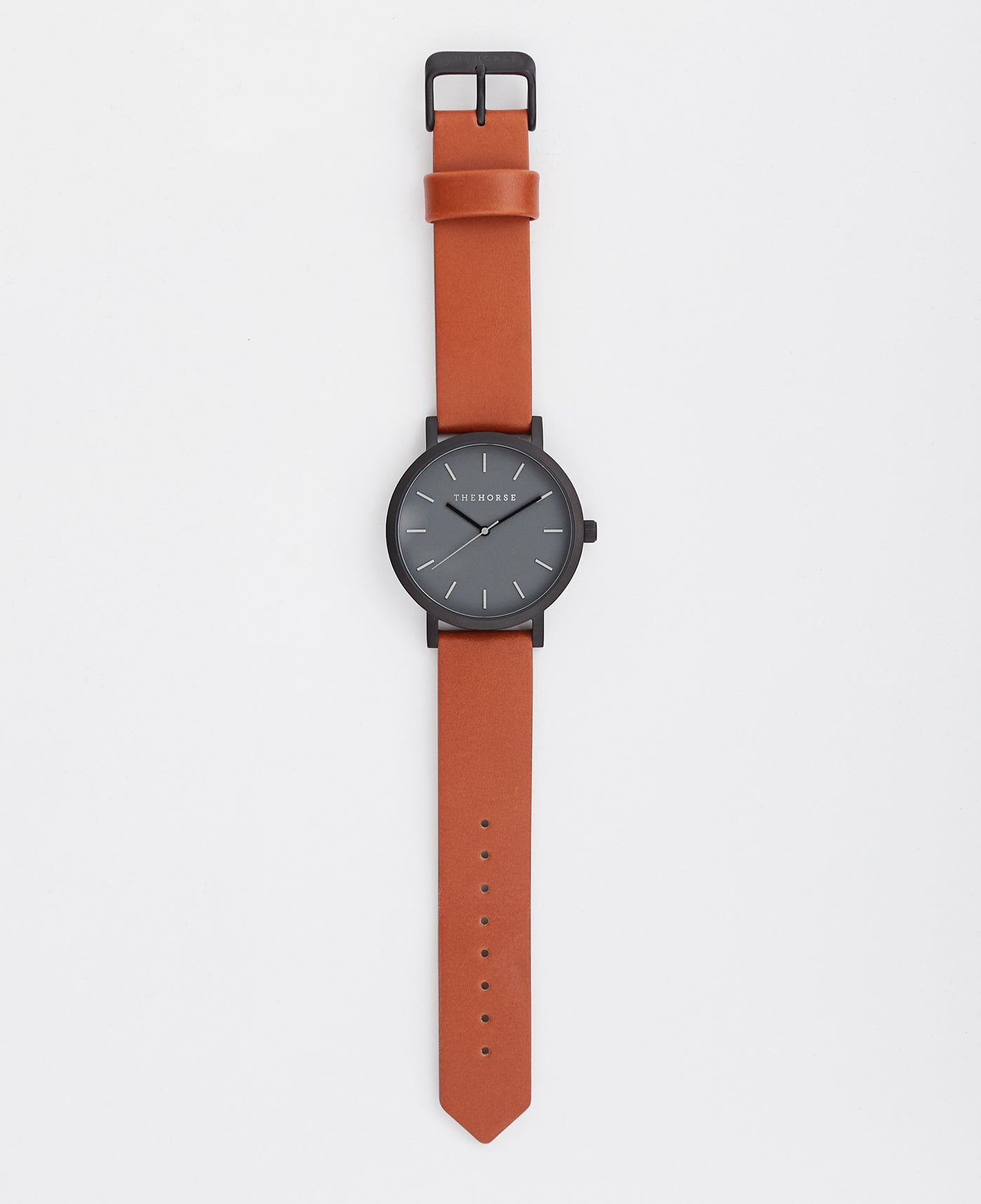 20mm Genuine Tan Leather Watch Strap with Matte Black Buckle - Classic Replacement Band for Men's Watches | Perfect for Dress, Business & Casual Wear
