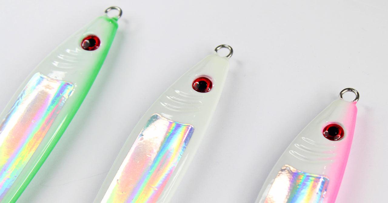 Premium Jigging World Metallic Sardine Tuna Lures - Saltwater Fishing Jigs for Tuna, Mahi Mahi & Game Fish - Ideal for Offshore & Deep Sea Fishing Adventures