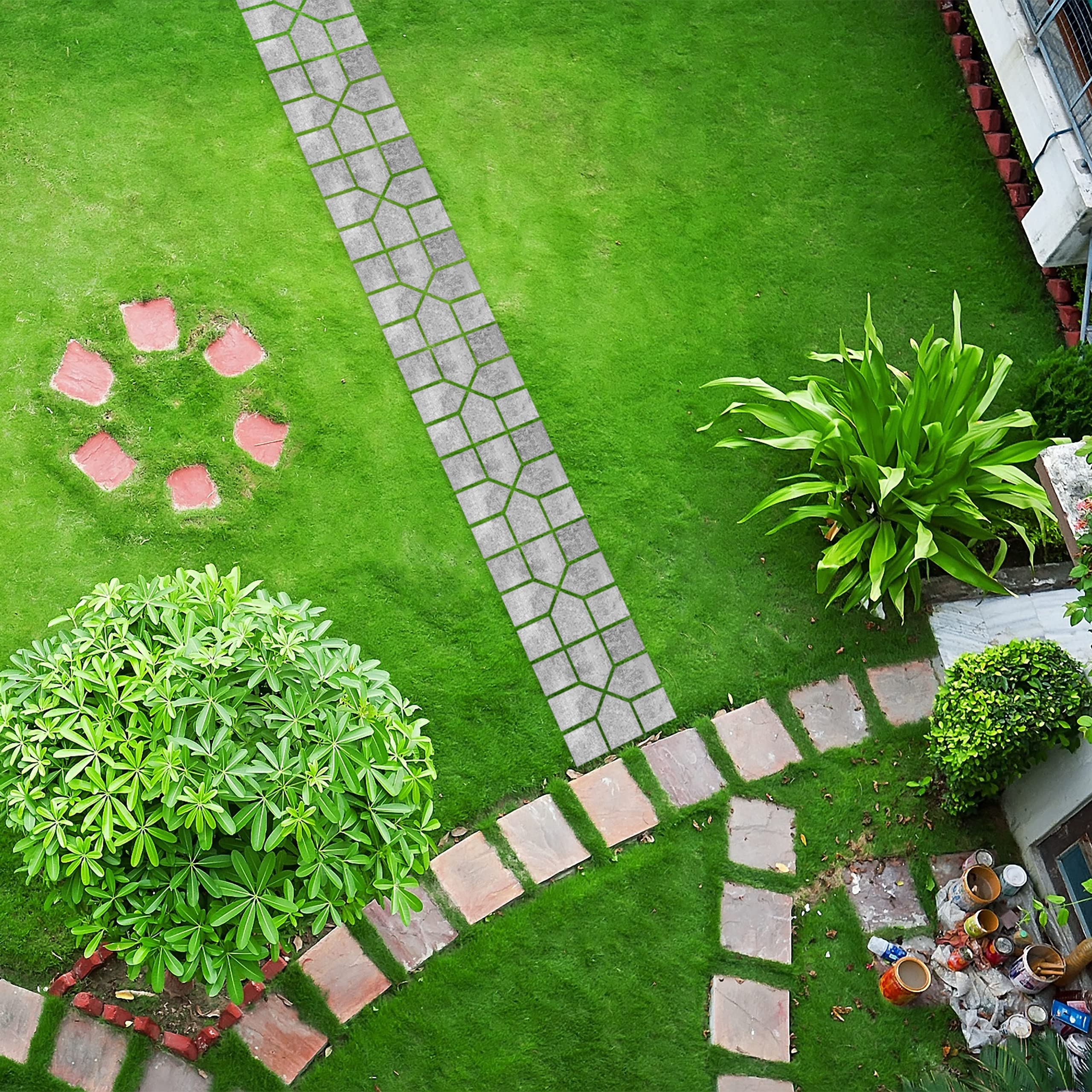 40x40cm Square Concrete Mould Form - DIY Cement Path Paving Pattern Maker for Garden Walkway, Patio & Driveway Decoration