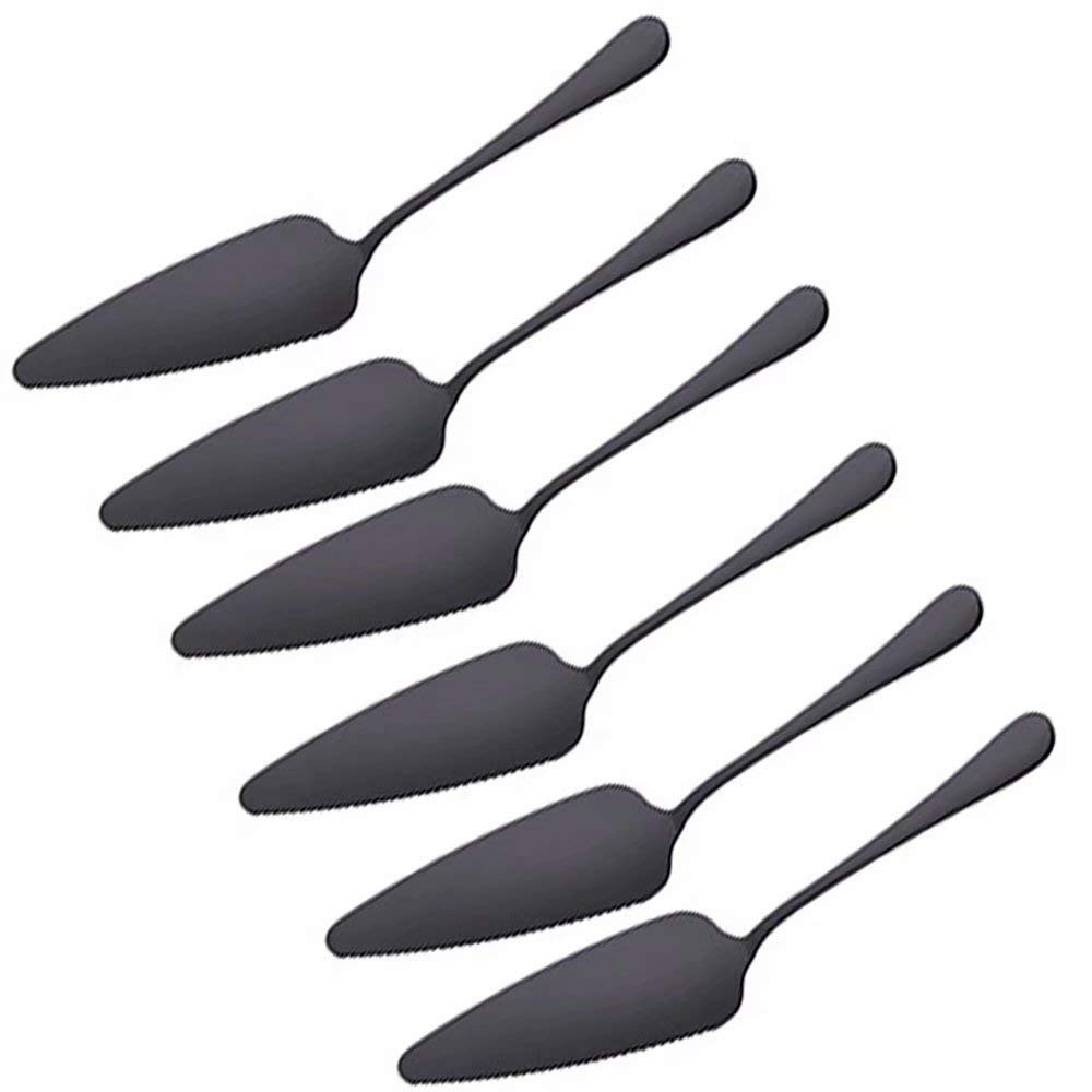 6-Piece Stainless Steel Cake Server Set - Cake Cutter & Pie Shovel for Birthday, Wedding & Dessert Serving (Durable & Elegant) - Perfect for Parties, Baking & Home Kitchen Use