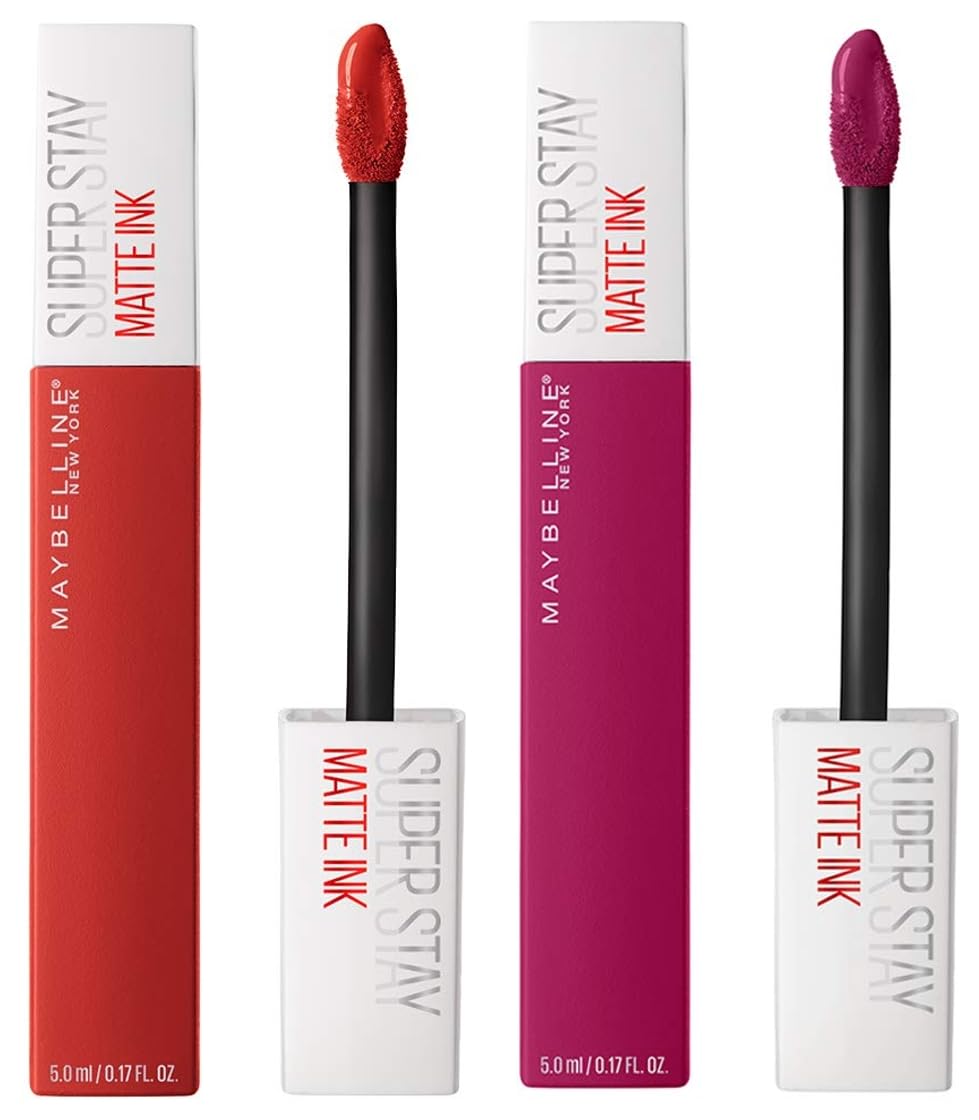 Maybelline Super Stay Matte Ink Liquid Lipstick - Long Lasting, Multicolor Shades for All-Day Wear - Perfect for Parties, Dates & Everyday Makeup Looks