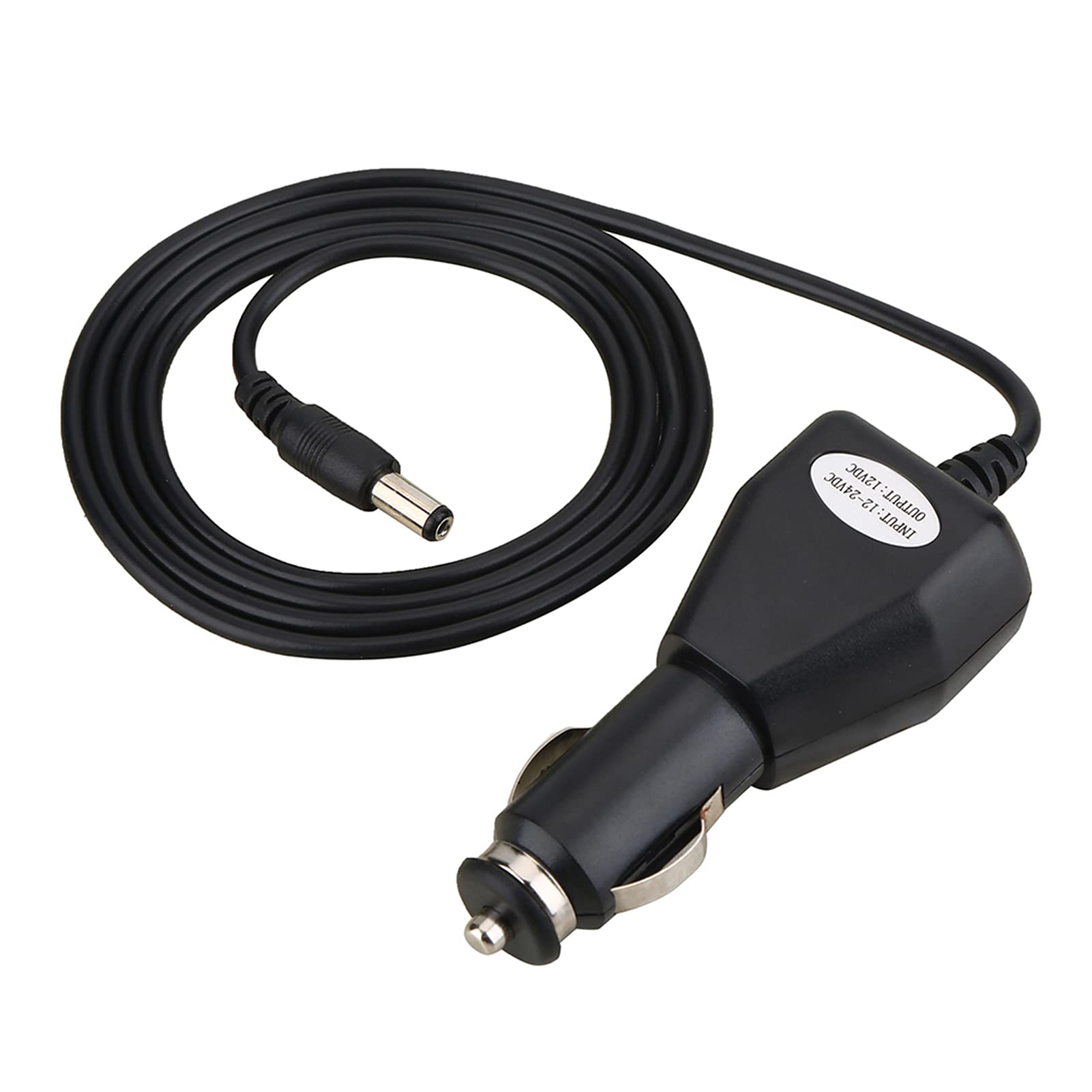 12V Car Charger with 5.5mm Connector - Lightweight & Easy to Use Auto Charger for Cars, Trucks & Home Use | Perfect for Road Trips & Emergency Charging