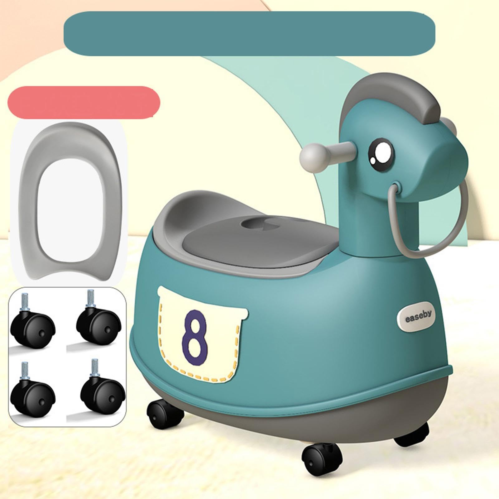 **Potty Training Seat for Toddlers - Non-Slip Portable Travel Toilet for Boys & Girls | Kids Toilet Training Essentials for Home & Travel Use**
