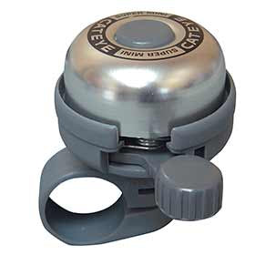 Cat Eye Super Mini PB 600 Bike Bell - Compact Bicycle Handlebar Bell for Cycling Safety & Commuting