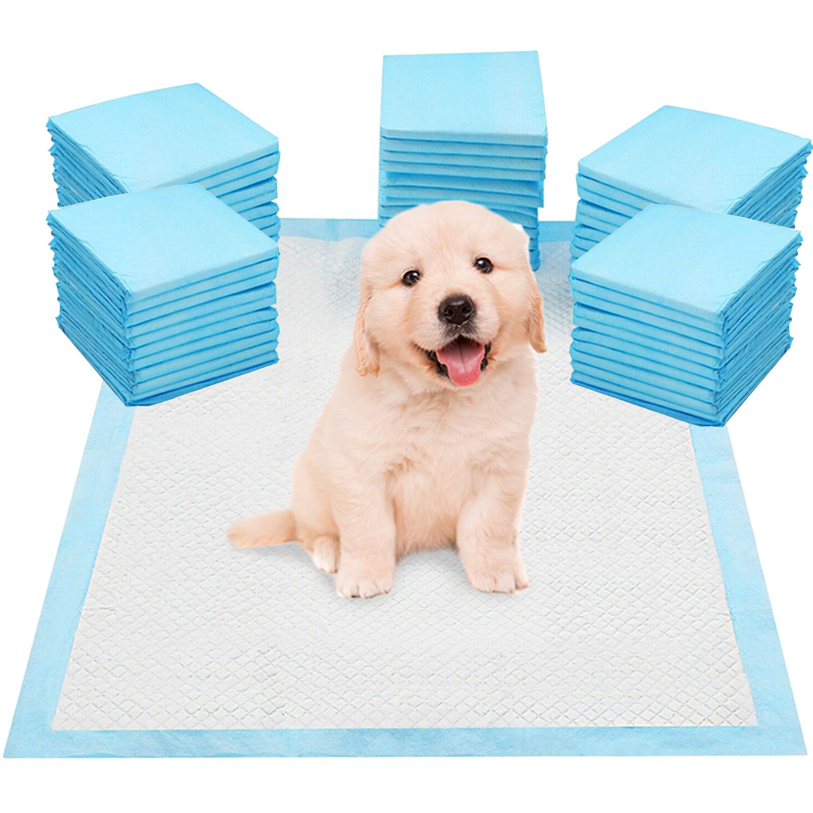 SA Products Super Absorbent Puppy Training Pads - 50 Pack Large Leak-Proof Dog Pads (56x56cm) for Housebreaking, Crate Training & Pet Care