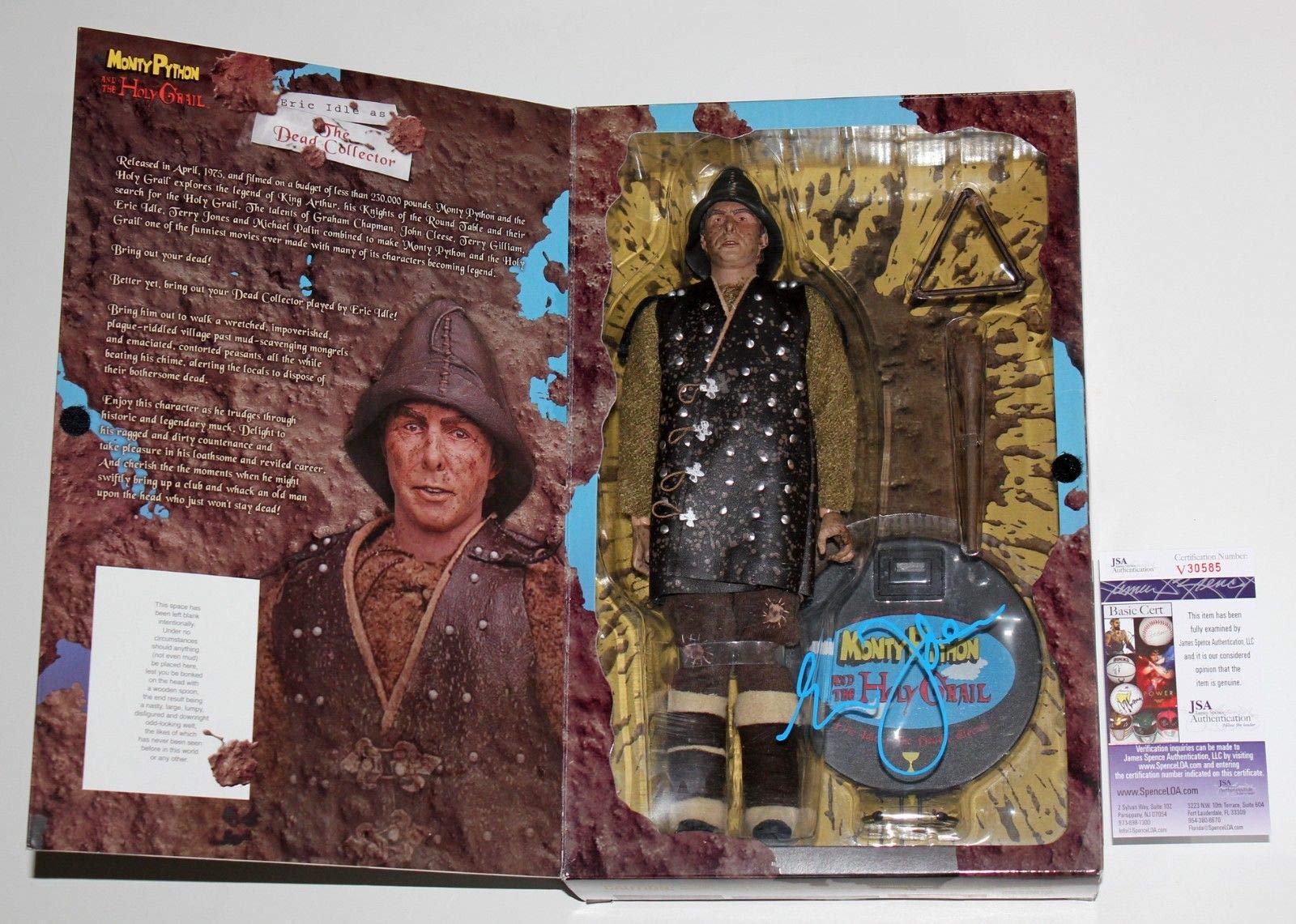Eric Idle Autographed Monty Python and the Holy Grail The Dead Collector 12