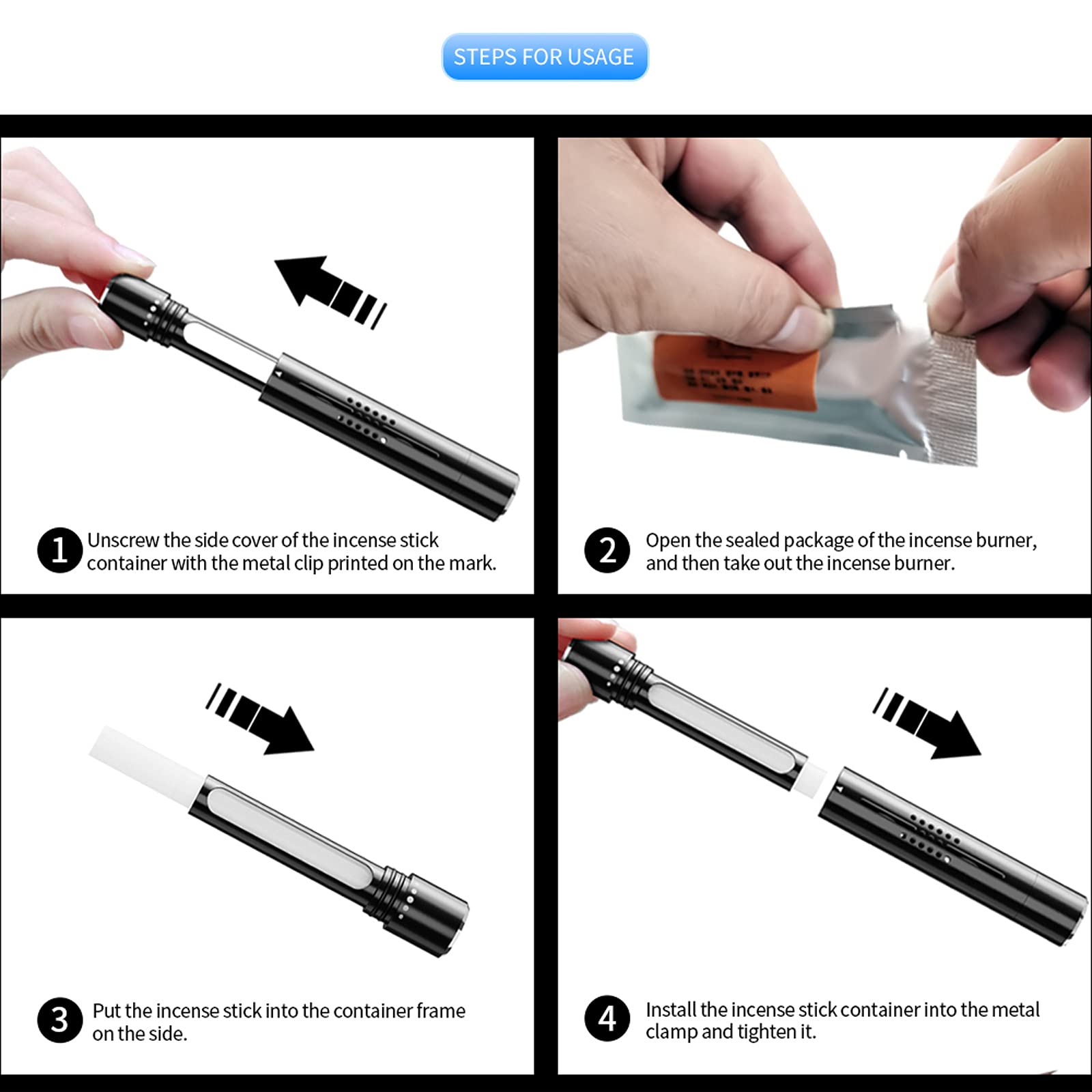 Premium Car Air Freshener Vent Clips - Essential Oil Diffuser with Long-Lasting Fragrance for Women & Men | Black Automotive Scent Accessories for Sedans, SUVs & Trucks | Perfect for Commuting, Road Trips & Rideshare Vehicles