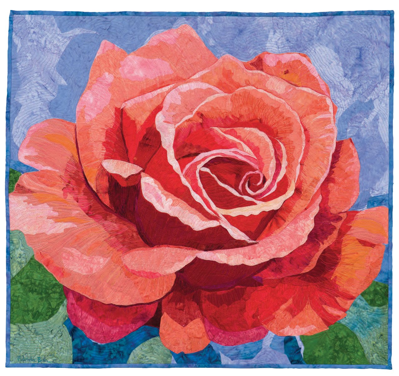 Cutting-Garden Quilts: Fabulous Fusible Flowers for DIY Quilting & Home Decor - Perfect for Wall Hangings, Table Runners, and Craft Projects