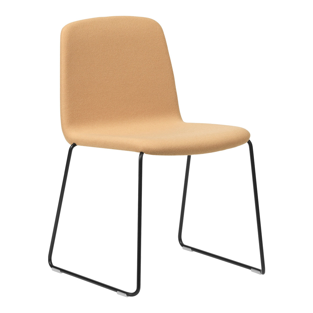 Just Chair - Premium Steel Fully Upholstered Stackable Chair for Office, Dining Room & Conference | Durable & Comfortable Seating Solution