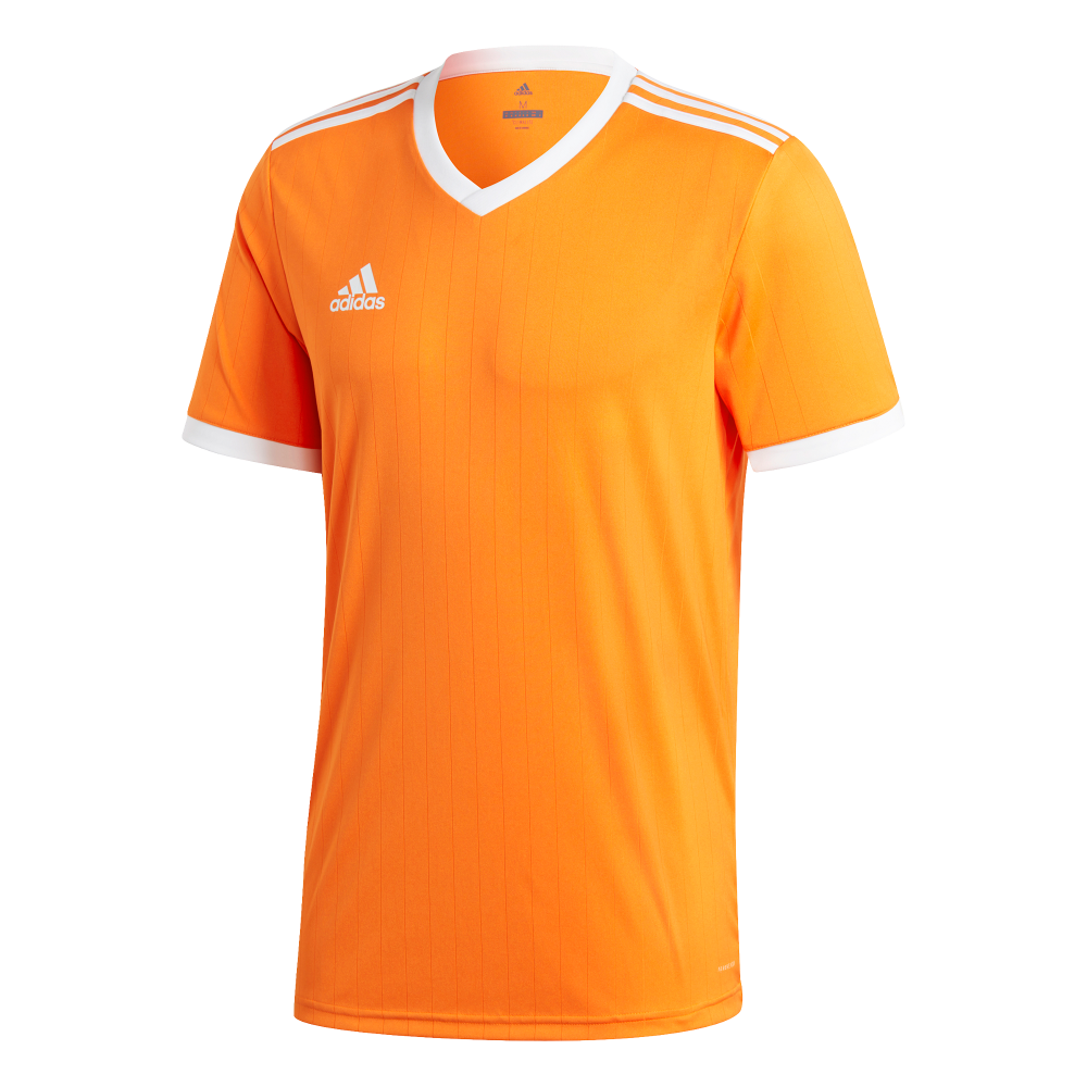 Adidas Youth Tabela 18 Soccer Jersey - Orange & White Replica Team Shirt for Kids | Perfect for Games, Training & Fan Support