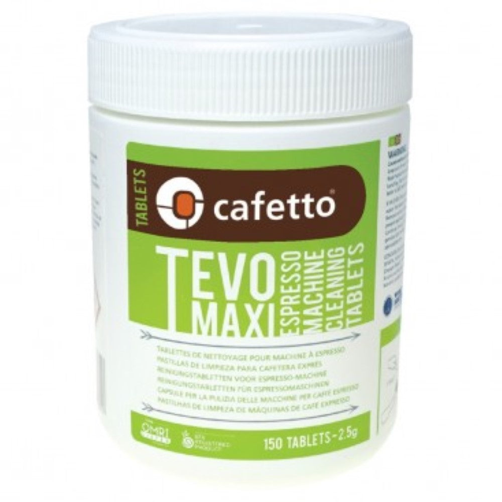 Cafetto TEVO Maxi Espresso Machine Cleaning Tablets (2.5g) - Professional Coffee Maker Descaler for Keurig, Nespresso & Drip Coffee Machines - Keep Your Brewer Fresh & Hygienic