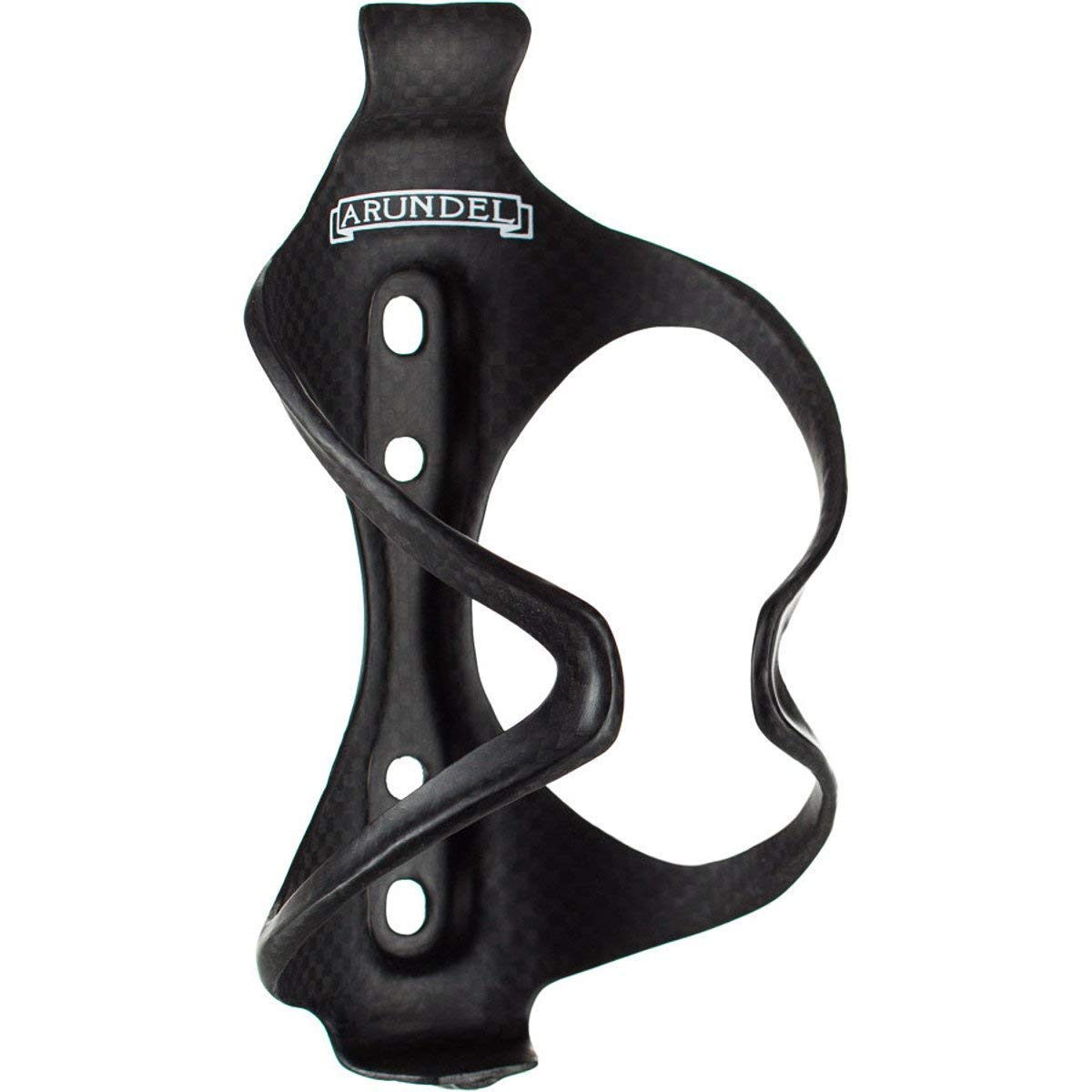 Arundel Mandible Matte 3K Water Bottle Cage - Lightweight Carbon Fiber Bike Bottle Holder for Road & Mountain Bikes - Perfect for Cycling, Commuting & Outdoor Adventures