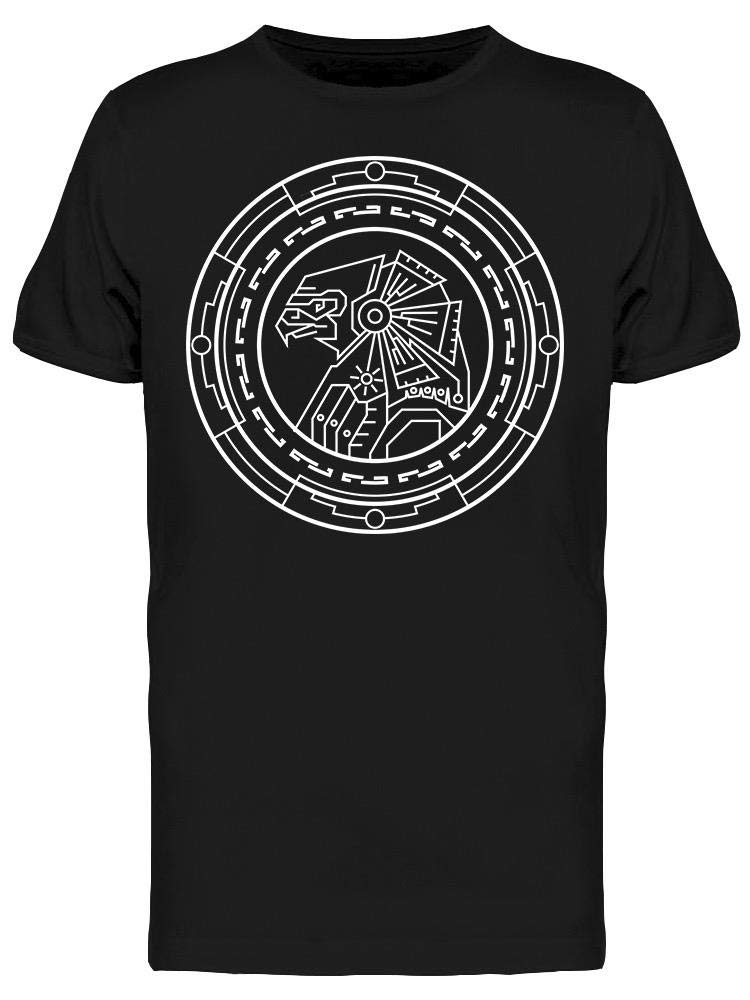 Horus Geometry Line Graphic T-Shirt for Men - Stylish Casual Tee for Everyday Wear, Street Fashion & Outings