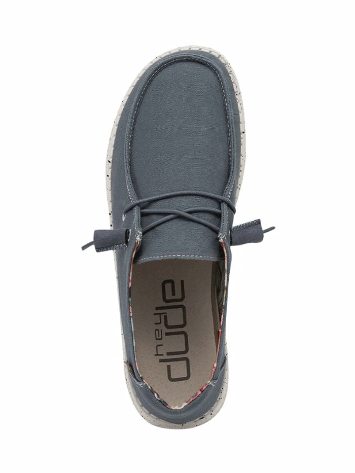 Hey Dude Women's Wendy Comfortable Slip-On Shoes in Sky Blue - Perfect for Casual Wear, Travel & Everyday Comfort