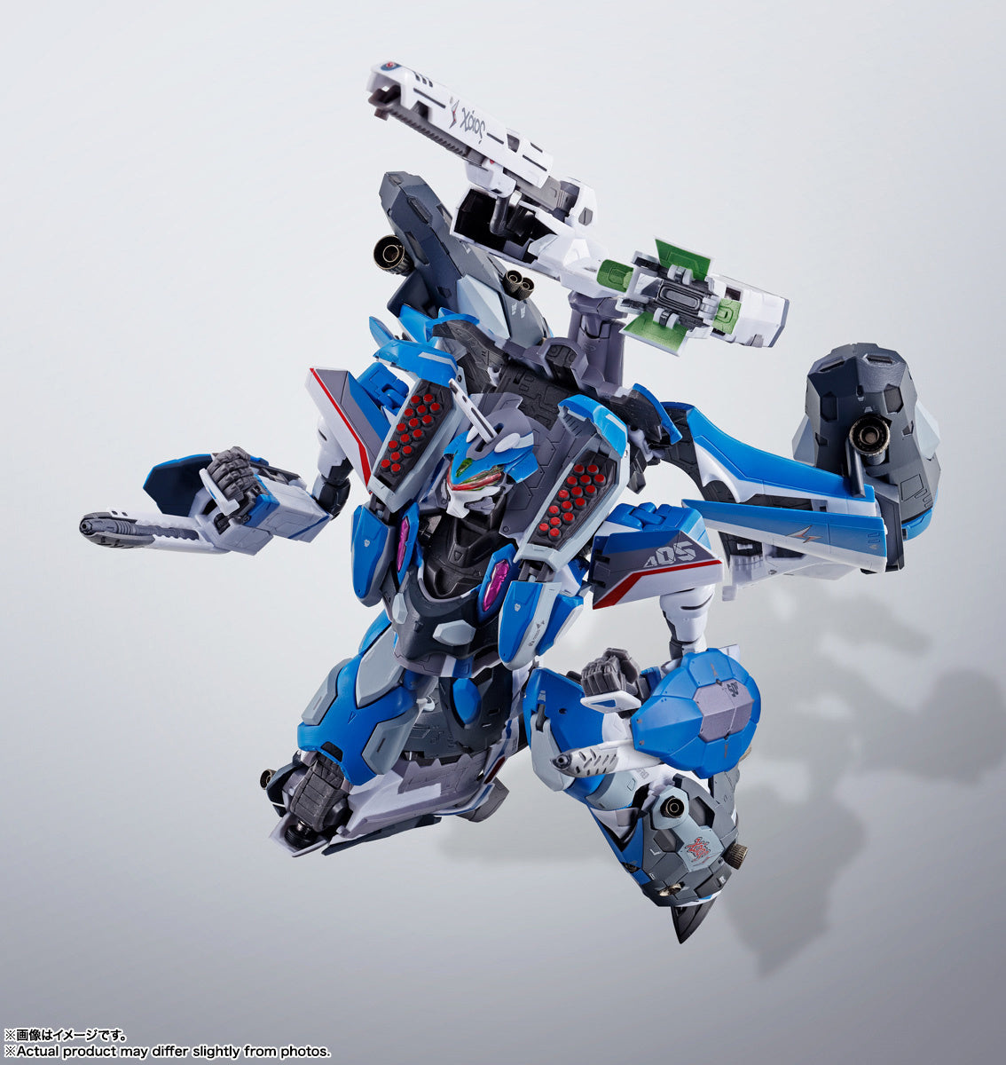 Bandai DX Chogokin Macross Delta VF-31J Super Siegfried Hayate Immelmann Action Figure - Collectible Anime Robot Toy for Display & Play | Perfect for Fans & Model Enthusiasts