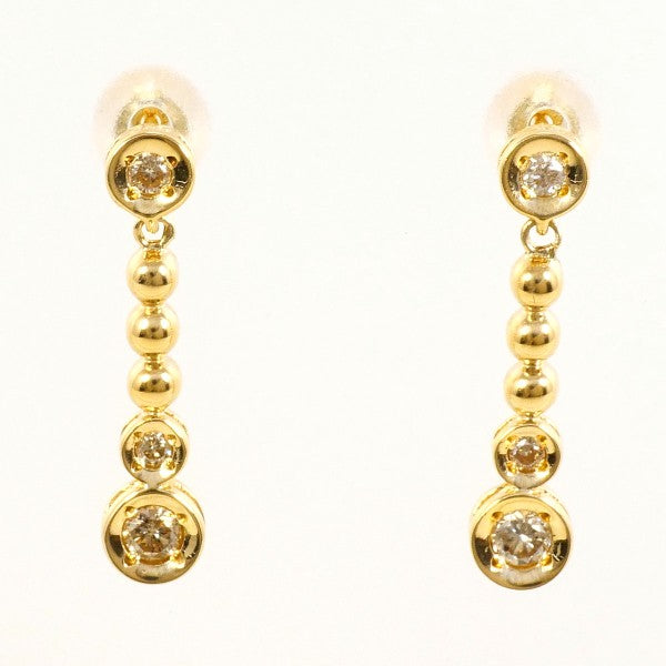 18K Yellow Gold Diamond Stud Earrings for Women - Elegant & Timeless Jewelry Gift for Her - Perfect for Weddings, Anniversaries & Special Occasions