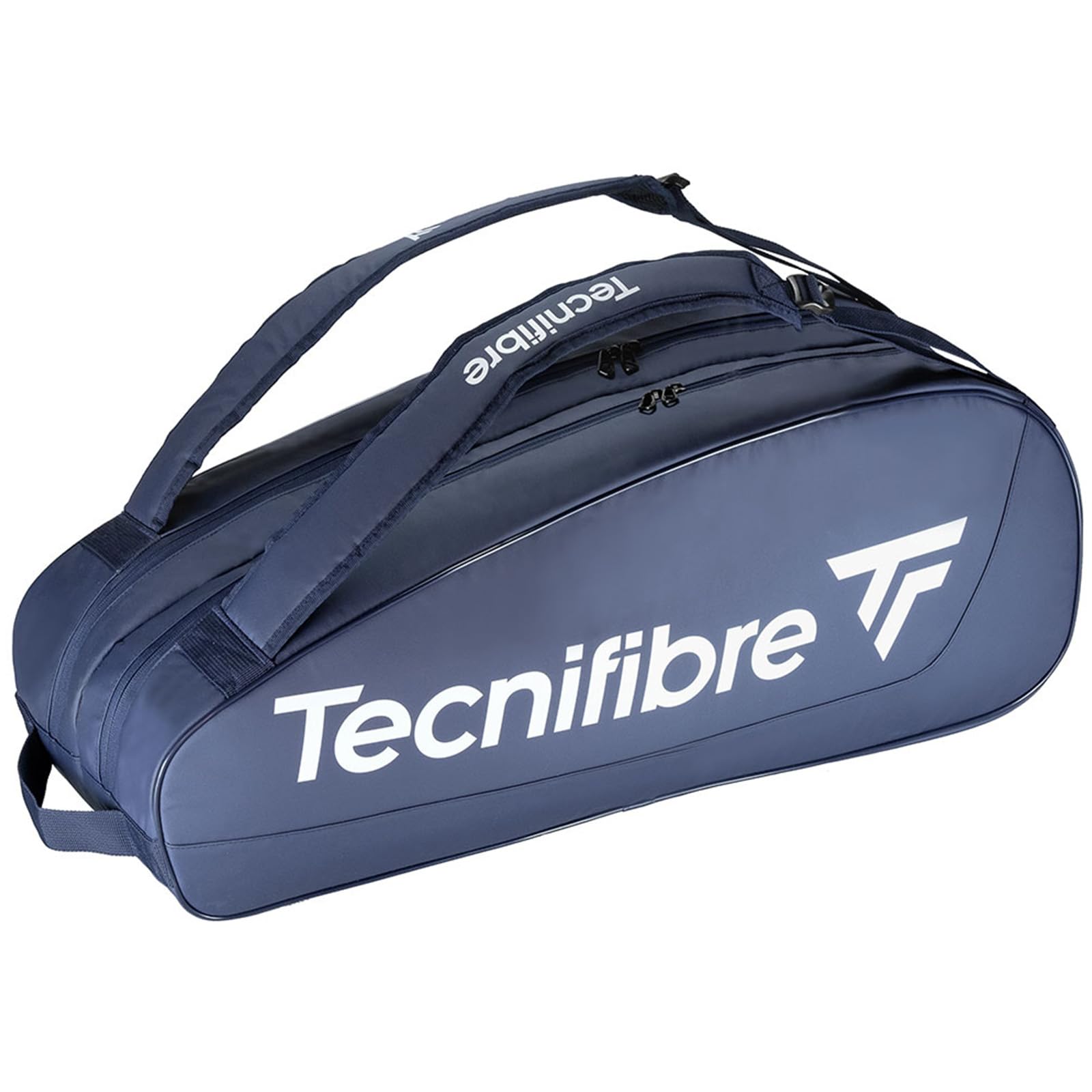 Tecnifibre Tour Endurance Tennis & Squash Bag - Waterproof UV-Resistant Sports Bag (RS, White, Navy) for Rackets & Gear - Perfect for Tennis, Squash & Travel (RackPack, 15R, 12R, 6R, BackPack)