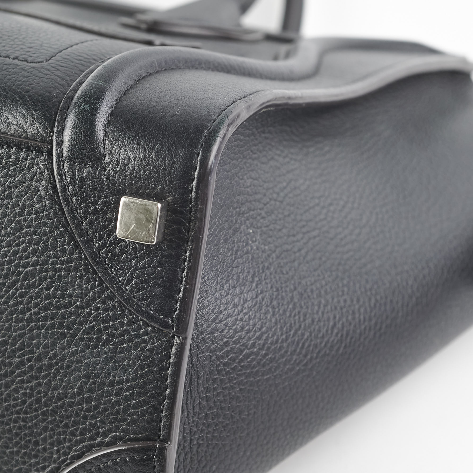 Celine Micro Luggage Black Leather Handbag - Luxury Designer Crossbody Bag for Women | Perfect for Work, Travel & Everyday Use