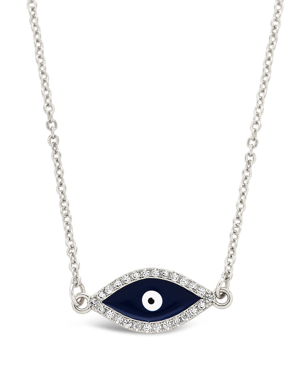 Evil Eye Pendant Necklace - CZ & Enamel Protection Charm Jewelry for Women - Perfect for Gifts, Daily Wear & Spiritual Protection