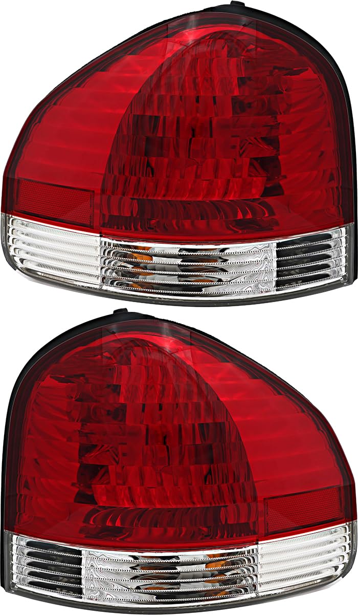 2005-2006 Hyundai Santa Fe LED Tail Lights Pair - Left & Right Side Replacement Lamps for Improved Visibility & Safety | Perfect for Night Driving, Road Trips & Enhanced Vehicle Style