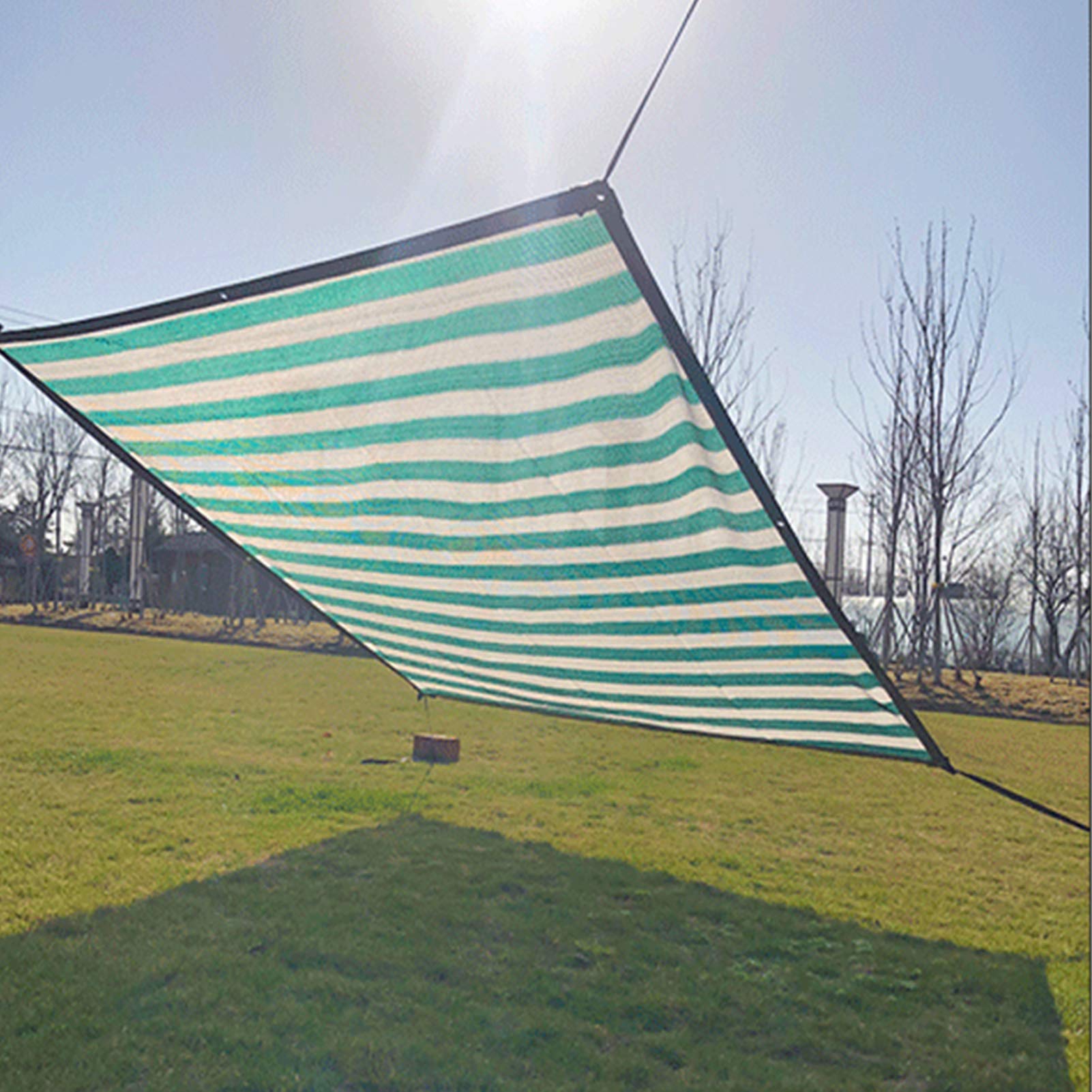 JKGHK 90% Sunblock Shade Cloth with Reinforced Taped Edges & Grommets - UV Protection Mesh Tarp for Outdoor, Balcony, Garden, Courtyard & Patio Shade Solutions | Perfect for Sun Protection, Plant Growth & Outdoor Relaxation