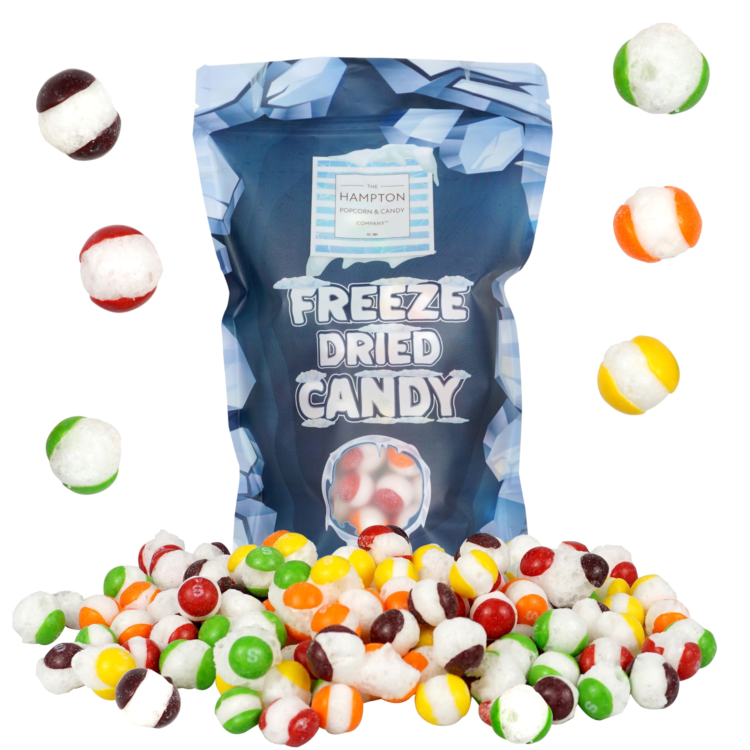 Freeze Dried Skittles - 6 oz Premium Crunchy Fruity Candy with Resealable Bag | Perfect for Snacking, Baking & Party Favors