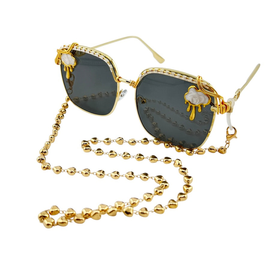 CLOUDYPEARLS Limited Edition Necklace with Chain - Elegant Jewelry for Women, Perfect for Parties, Weddings & Special Occasions