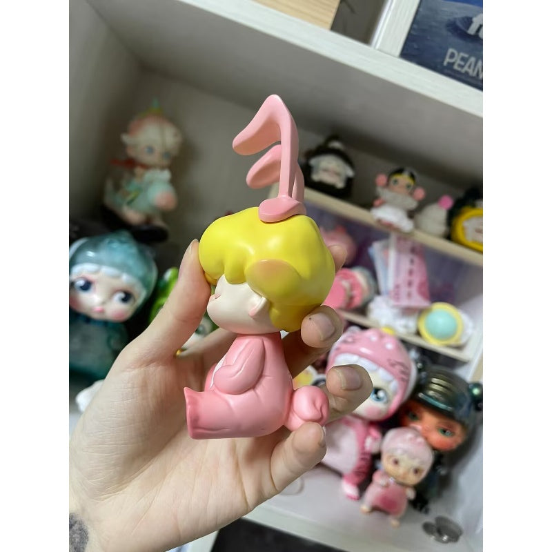 DIMOO Limited Edition Pajama Rabbit Collectible Figure - Perfect for Display, Gifts, and Anime Enthusiasts