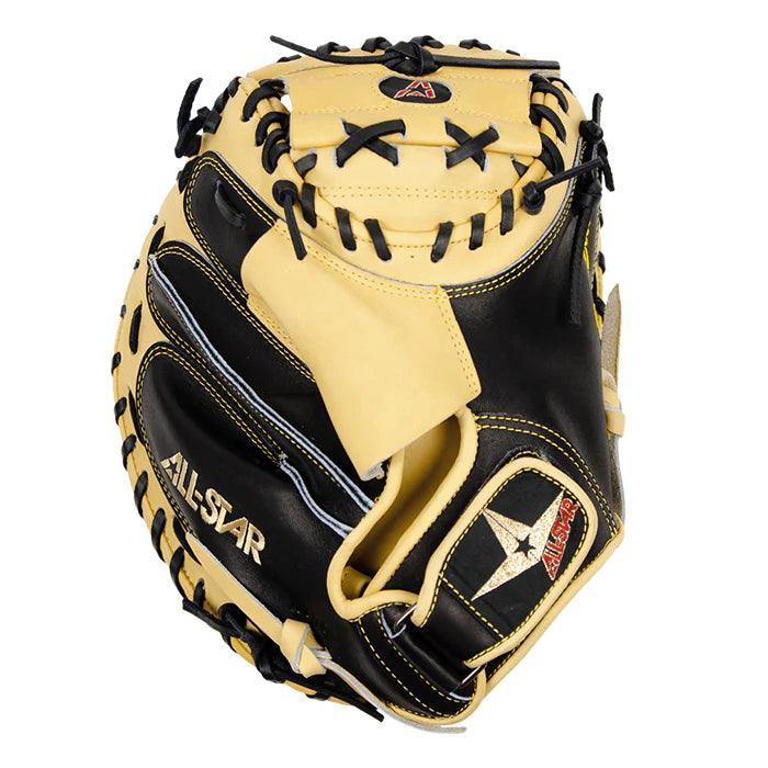 All Star Pro Elite 35 Baseball Catcher's Mitt CM3000BT - Premium Leather Glove for Baseball & Softball Players - Perfect for Training, Games & Professional Use