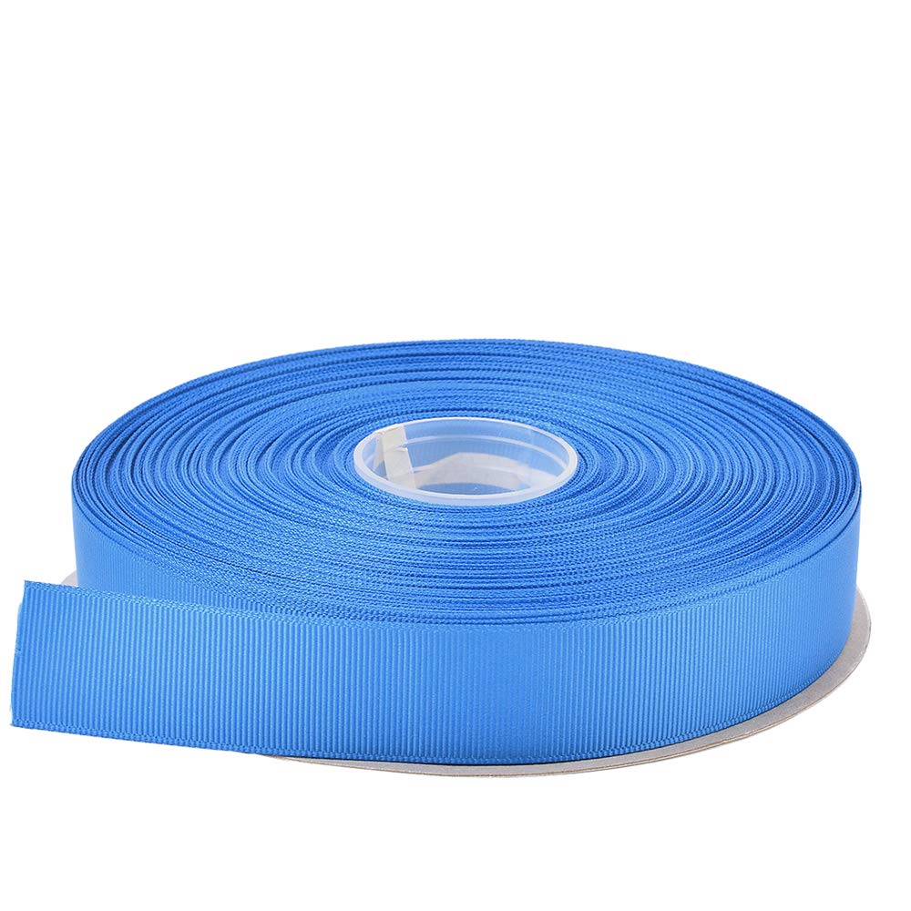 1 Inch Royal Blue Grosgrain Ribbon - 50 Yards Per Roll for DIY Crafts, Bow Making, Wreaths, Gift Wrapping, Hair Accessories & Wedding Decorations - Perfect for Party Favors, Scrapbooking & Home Decor Projects