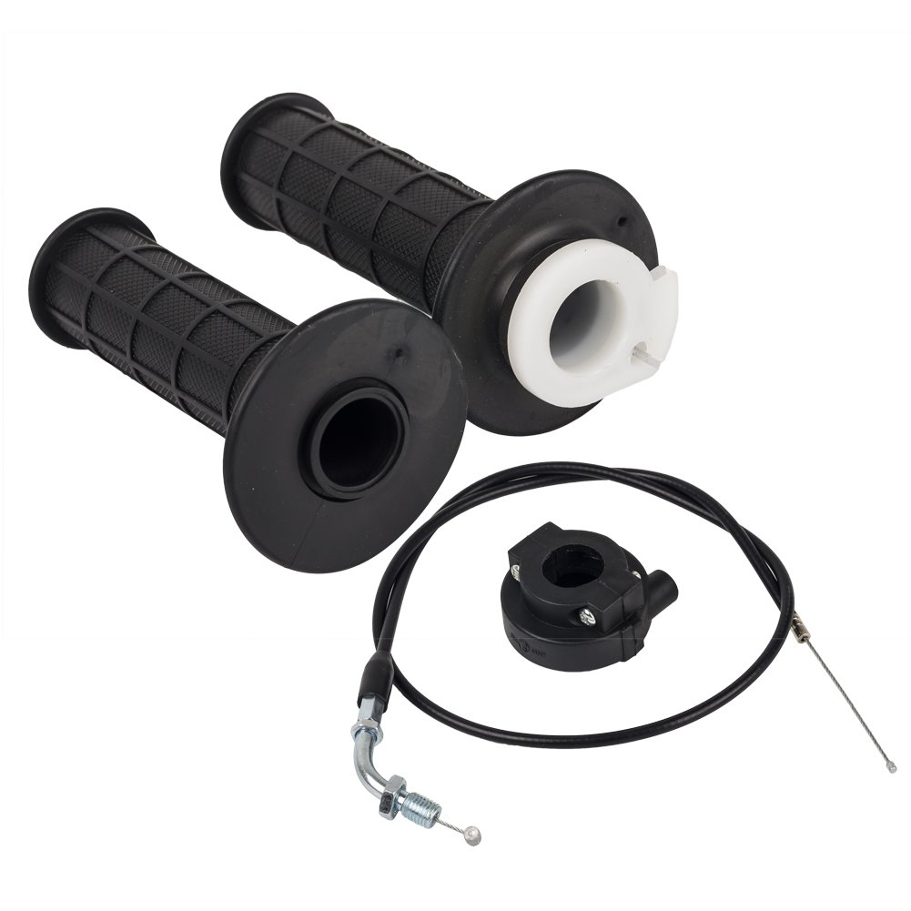 HIFROM Throttle Accelerator Grip for 50cc-140cc ATV Dirt Bikes - Twist Cable Compatible with Pit Bike, Mini Bike & Quad (4-Stroke Engine) - Perfect for Off-Road Racing, Trail Riding & Motocross Accessories