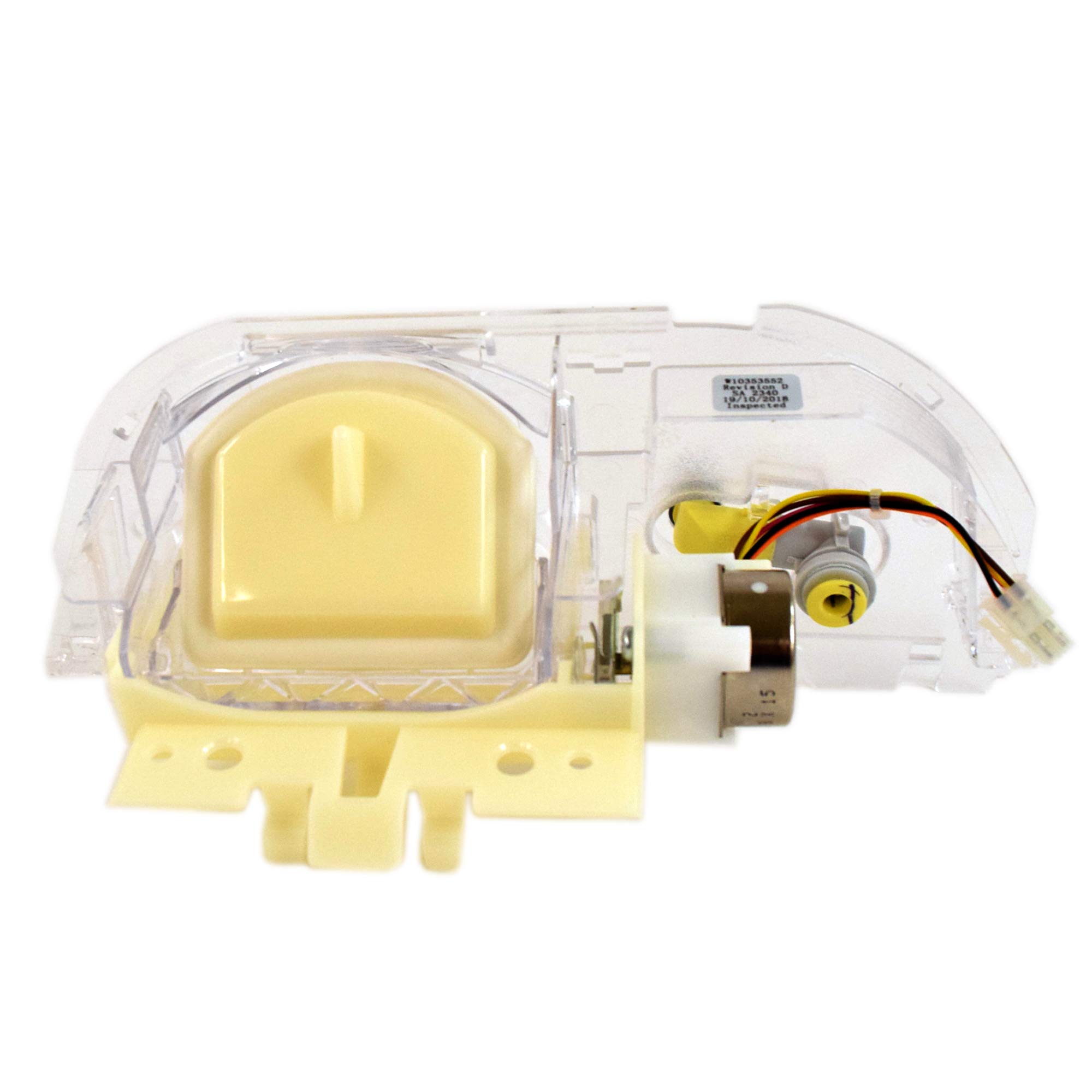 Whirlpool W10353552 Refrigerator Ice Dispenser Chute & Funnel Assembly - OEM Replacement Part for W10353552 - Perfect for Kitchen Appliance Repair and Ice Maker Maintenance
