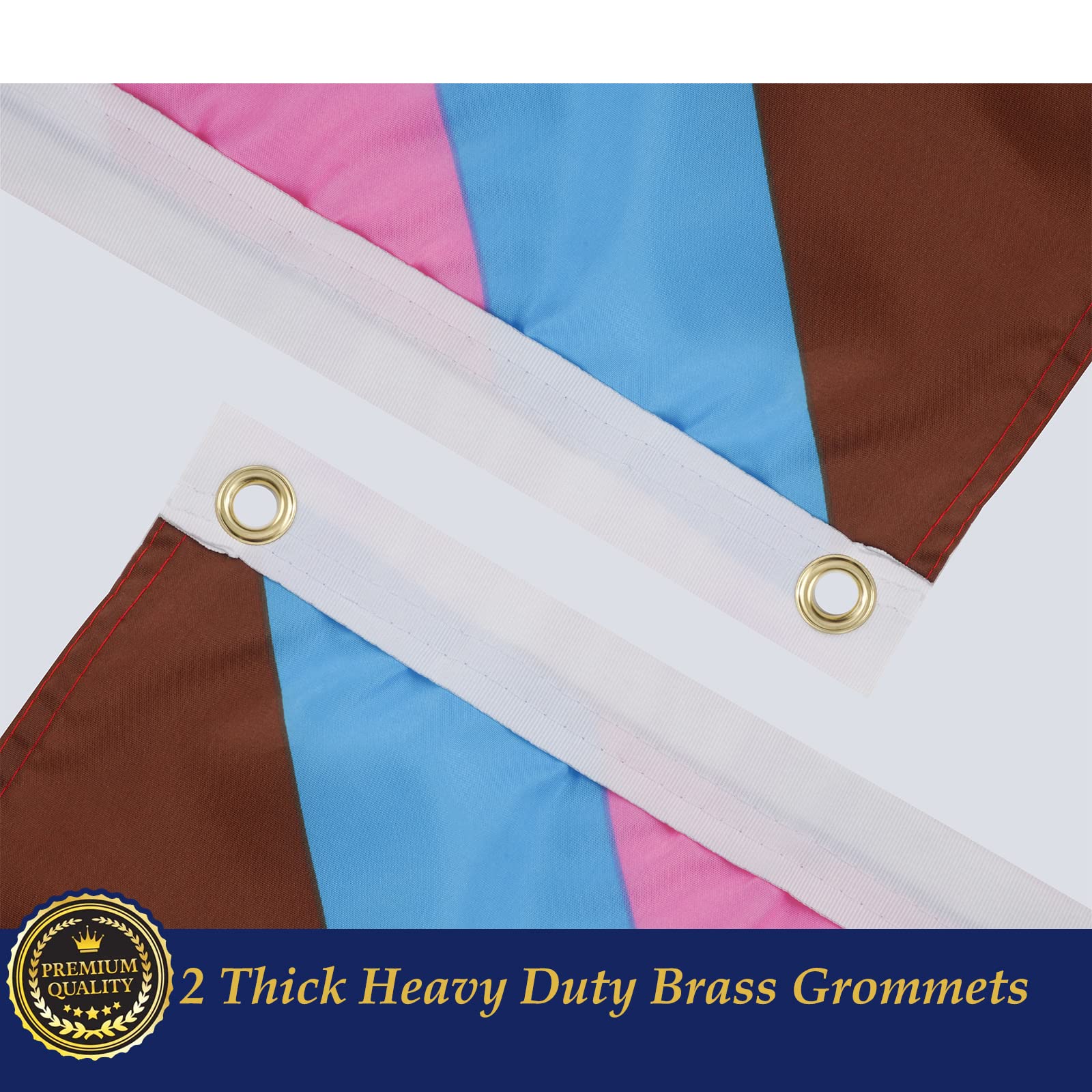 TOPFLAGS Pride Flag - 10x15 Large Outdoor Rainbow Banner for LGBTQ+ Gay Bisexual - Fade-Resistant Progress Pride Flag - Perfect for Parades, Home Decoration & Pride Month Celebrations