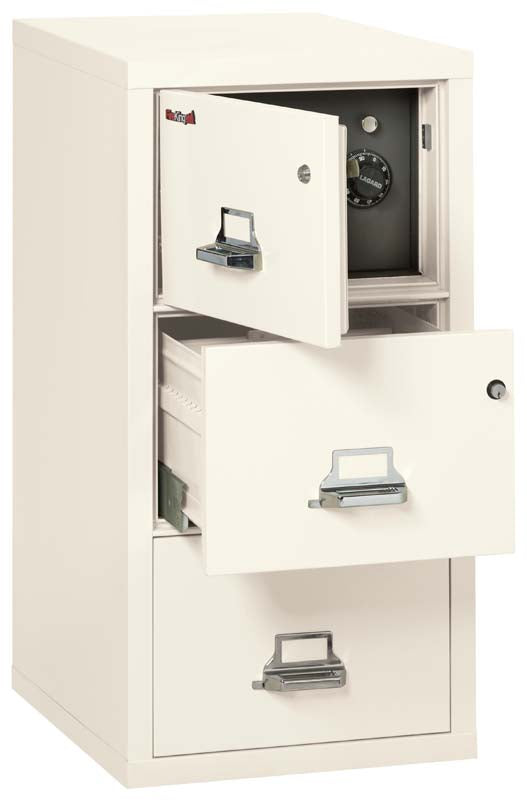 FireKing 2131 CSF 3-Drawer Fireproof File Cabinet - Legal Size Document Safe for Home & Office Security - Protect Important Files from Fire & Theft