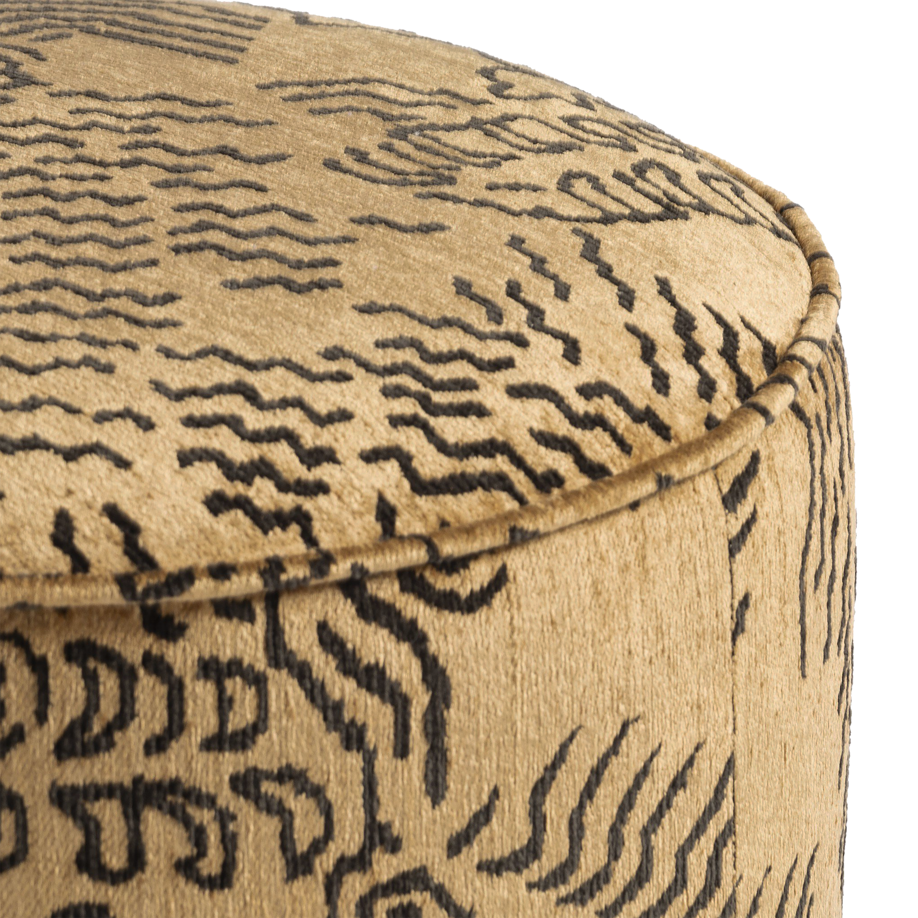 Bengal Ottoman - Stylish and Comfortable Footrest with Soft Upholstery for Living Room, Bedroom, or Office - Perfect for Relaxation and Extra Seating