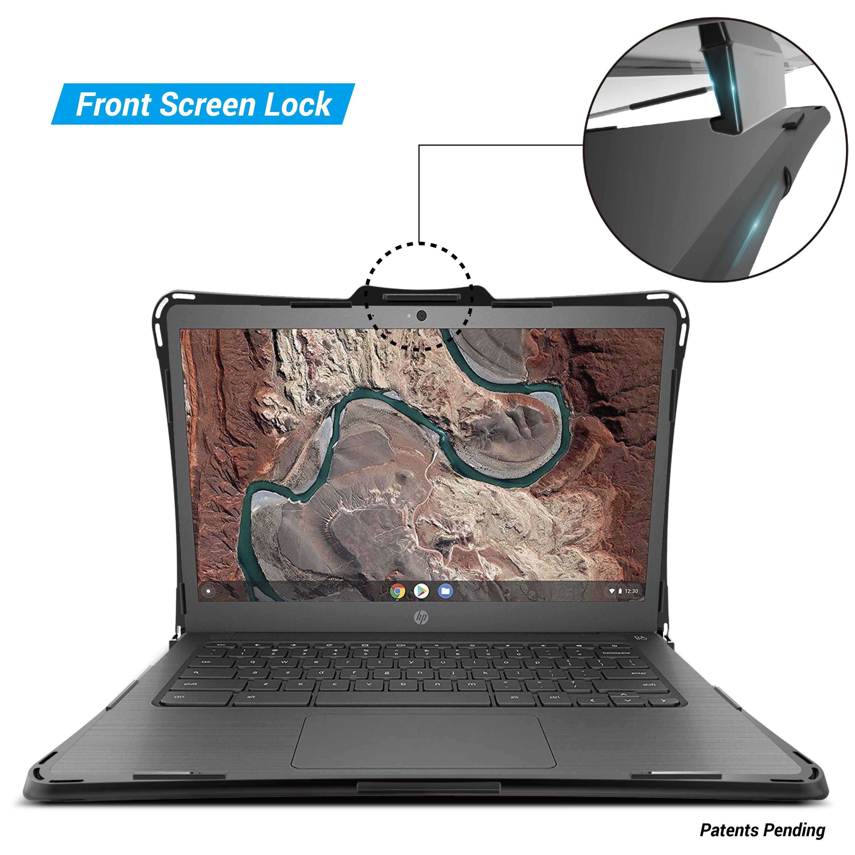 iBenzer Hexpact Protective Case for Chromebook - Durable Laptop Sleeve with Shock Absorption for School, Work & Travel