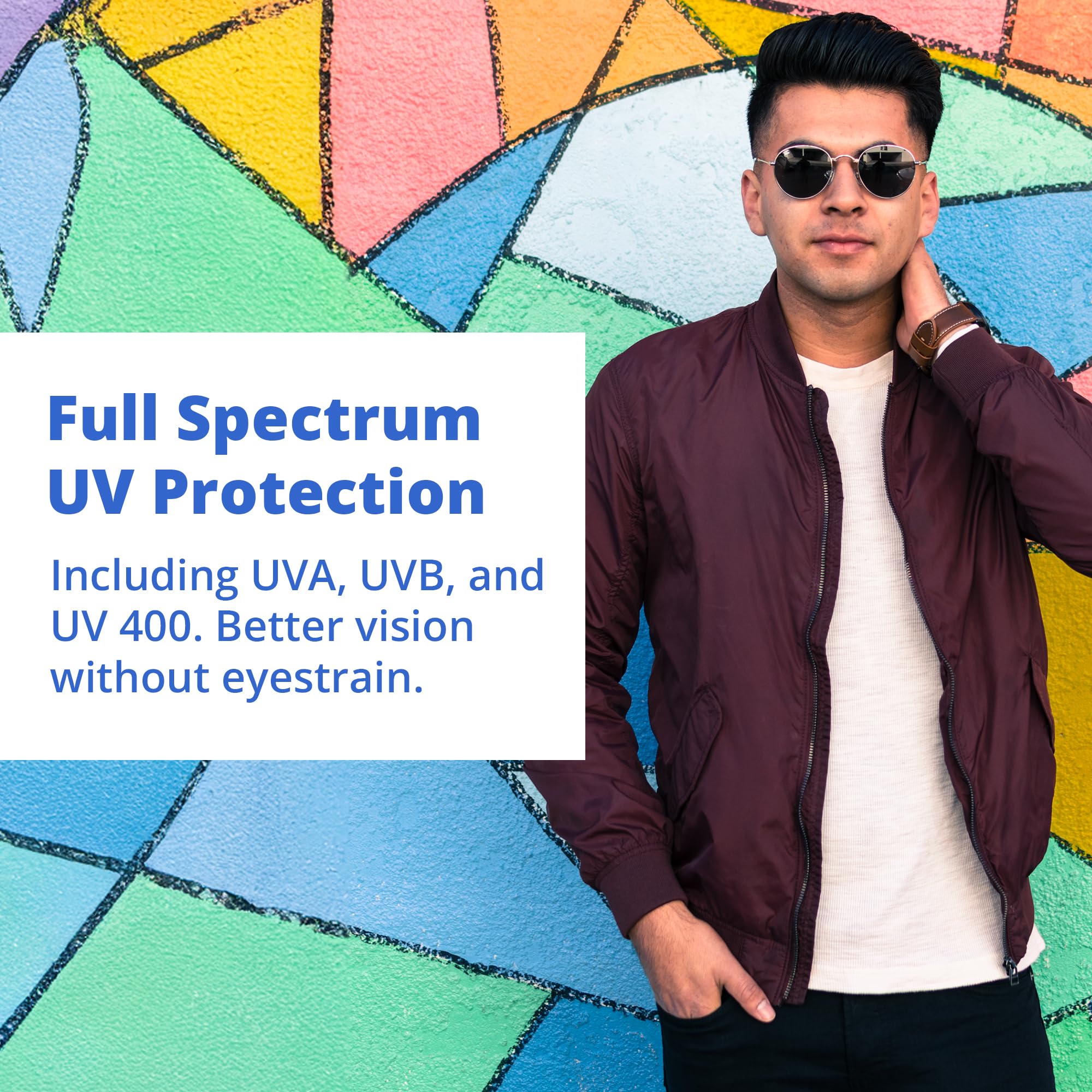 Polarized Round Folding Sunglasses for Men & Women - UV400 Protection Blocks UVA/UVB Rays - Includes Leather Case - Perfect for Travel, Driving & Outdoor Activities