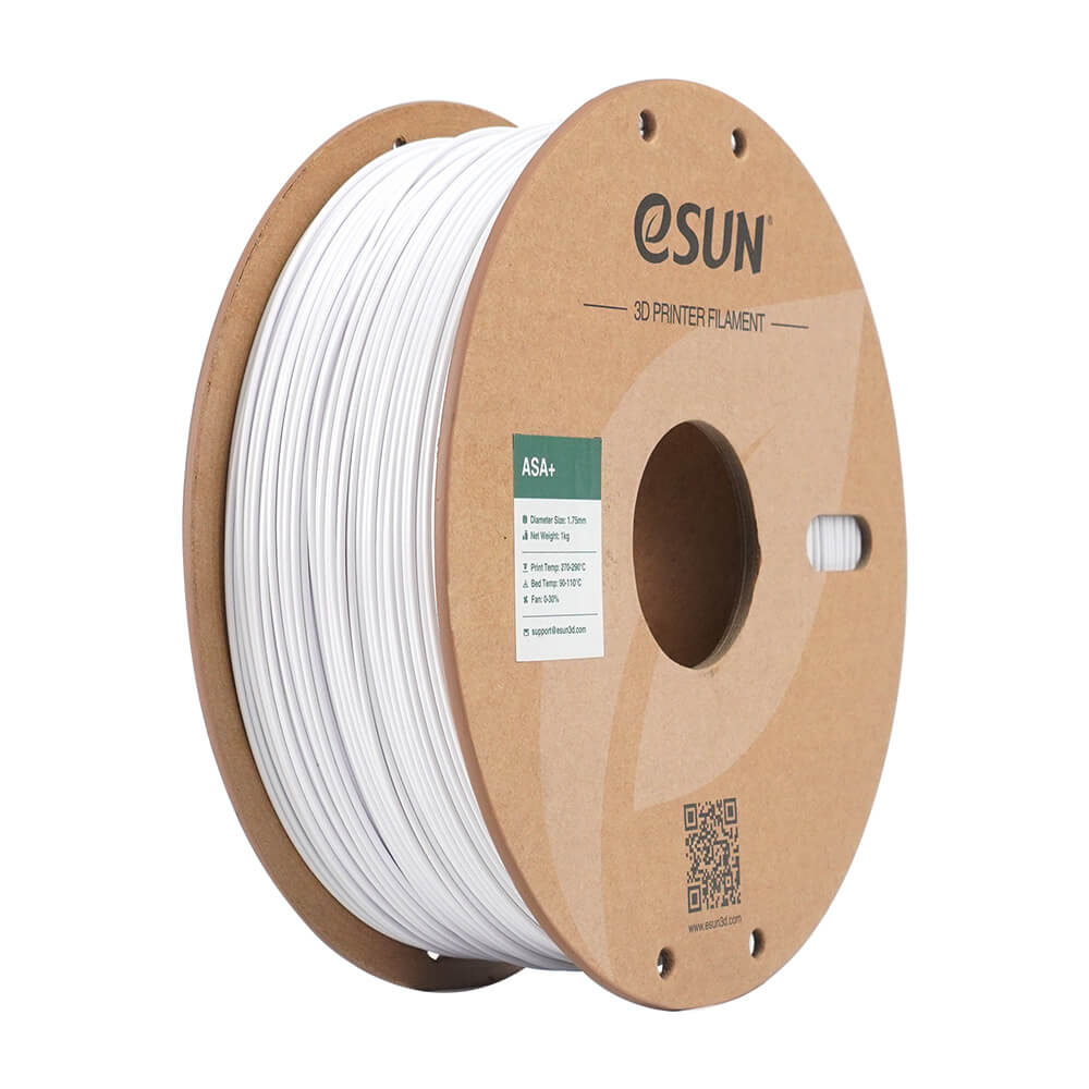 eSun ASA+ 3D Printer Filament 1.75mm 1kg Spool - High Strength, Weather Resistant for Outdoor, Automotive & Functional Parts Printing