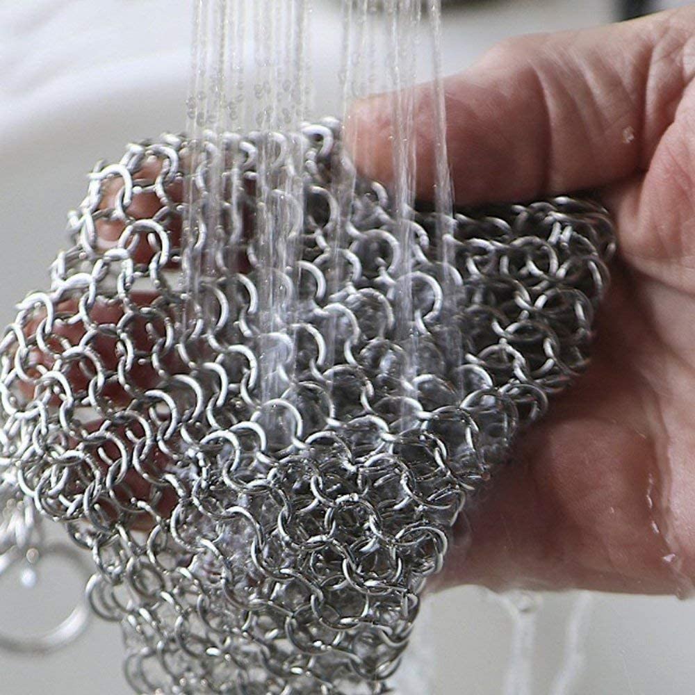 316L Stainless Steel Chainmail Scrubber 8