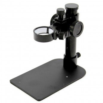 Dino-Lite MS34B-R3 Digital Microscope Stand - High Precision Mini Stand with Fine Focus Control for Jewelry, Electronics & Coin Inspection